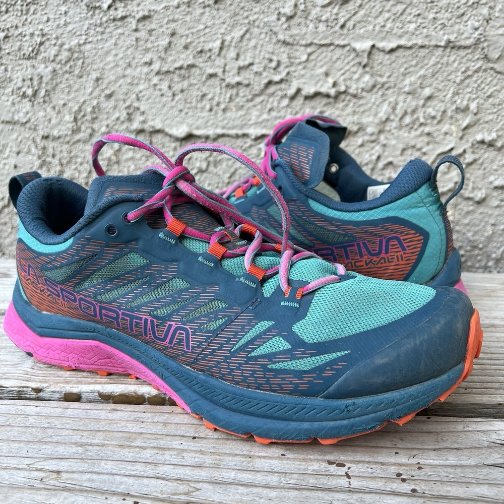 La Sportiva Shoes Women Size 10.5 Jackal II Trail Running Multicolor No Insoles
